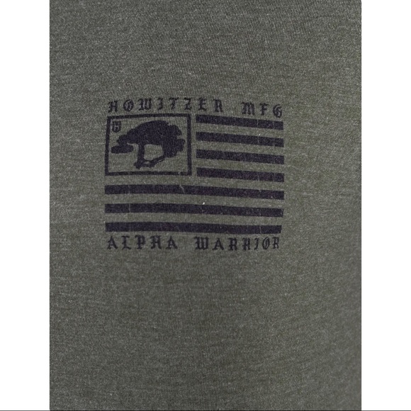 Howitzer Style Fire Crest Military Grunt MFG Men's T-Shirt
